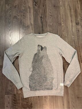 Supremebeing wolf crewneck sweat shirt